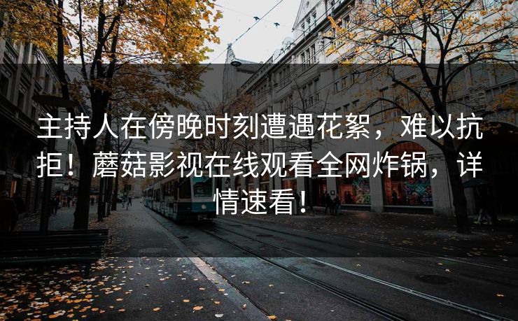 主持人在傍晚时刻遭遇花絮，难以抗拒！蘑菇影视在线观看全网炸锅，详情速看！